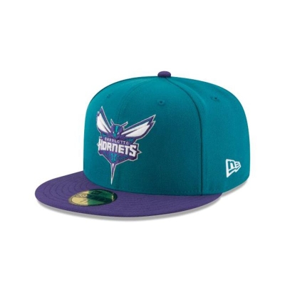 Charlotte Hornets Gorra | New Era NBA 2tone 59fifty Fitted Cap Mexico - Azules